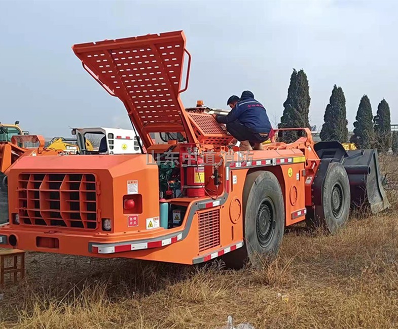 新疆煤矿凿岩台车/掘进钻机发动机舱水基型感温探测自动防灭火装置