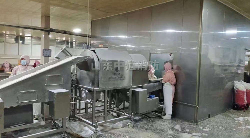 油炸机二氧化碳自动灭火装置的灭火功能