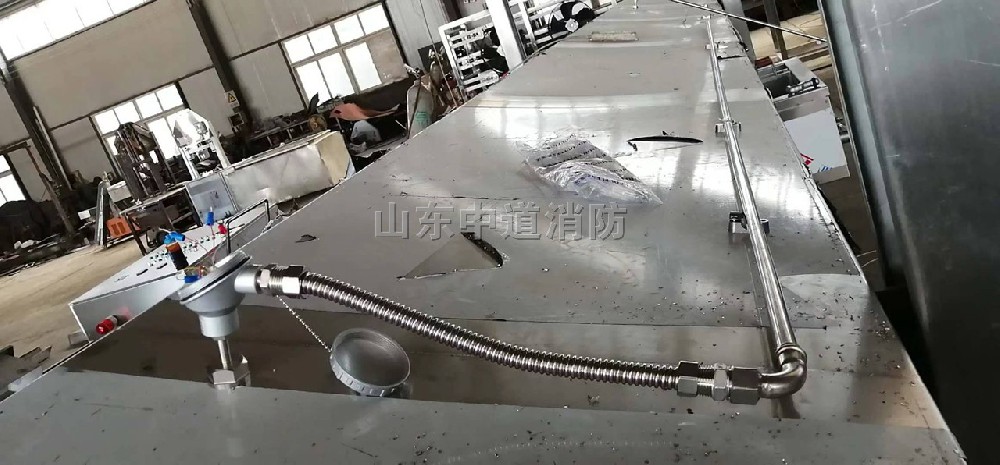 食品厂连续油炸机设备二氧化碳自动灭火系统自动检测灭火